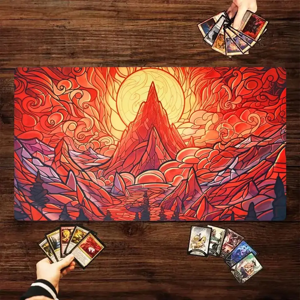 

Magic Gathering Mouse Pad Magic Party Game Mat Durable Rubber for MTG TCG Games 35X60 Mousepads Office Desk Mats Friendly Design