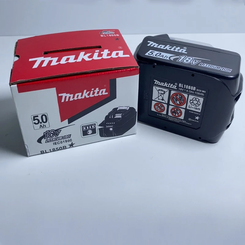 

NEW 18V Rechargeable Battery 18V 5Ah/6Ah Lithium Ion Cell With Battery indicator For Makita Electric Power Tools Battery