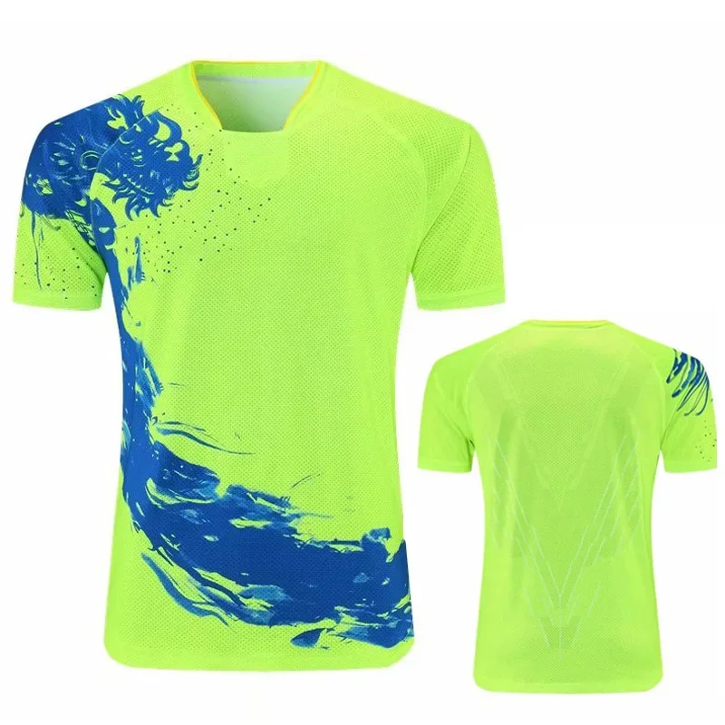 Hot Latest China Dragon Tennis T-shirt Men Women,Kid ping pong Shorts,Shirt Badminton,Table tennis Jersey table tennis t Shirts