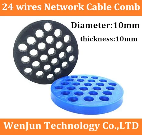 10mm thickness 24 Wires Category7 Category 8 Network cable Comb Machine Wire Harness Arrangement tidy tools for computer room