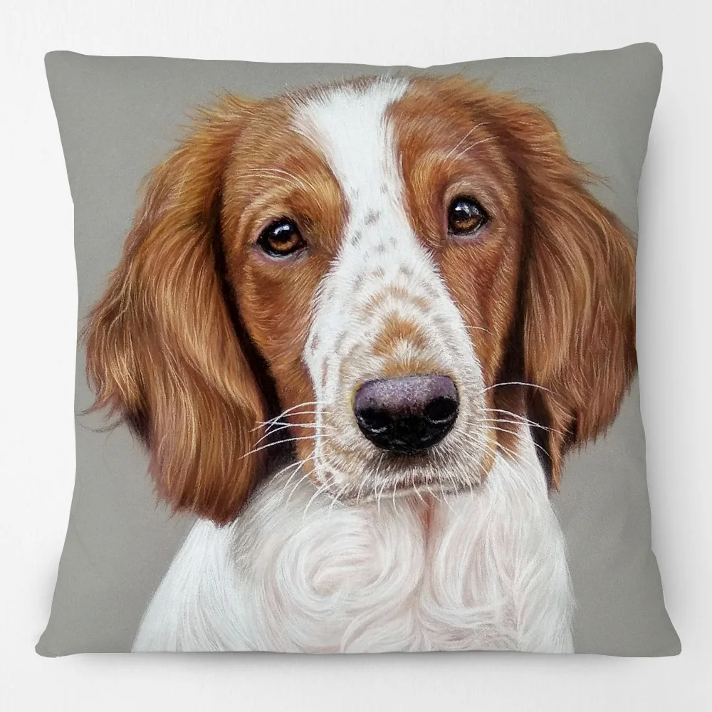 Bernese Mountain Dog  Jack Russell Border Collie Poster Cushion Cover Bedroom Decorative Pillow Case - view 6