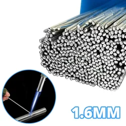 20PCS Low Temperature Easy Melt Aluminum Universal Silver Welding Rod Cored Wire 1.6mm Rod Solder No Need Solder Powder Weld Bar