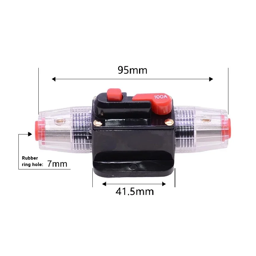 Reset Circuit Breaker Fuse 20A-300A AMP Boat Car Audio System Waterproof 12V-48V