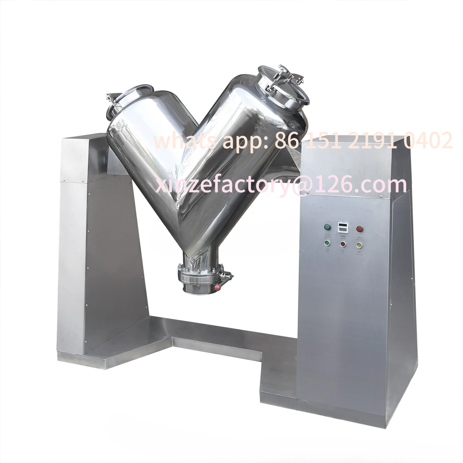 Customizable powder particle mixer, small batch laboratory mixing equipment with universal wheel
