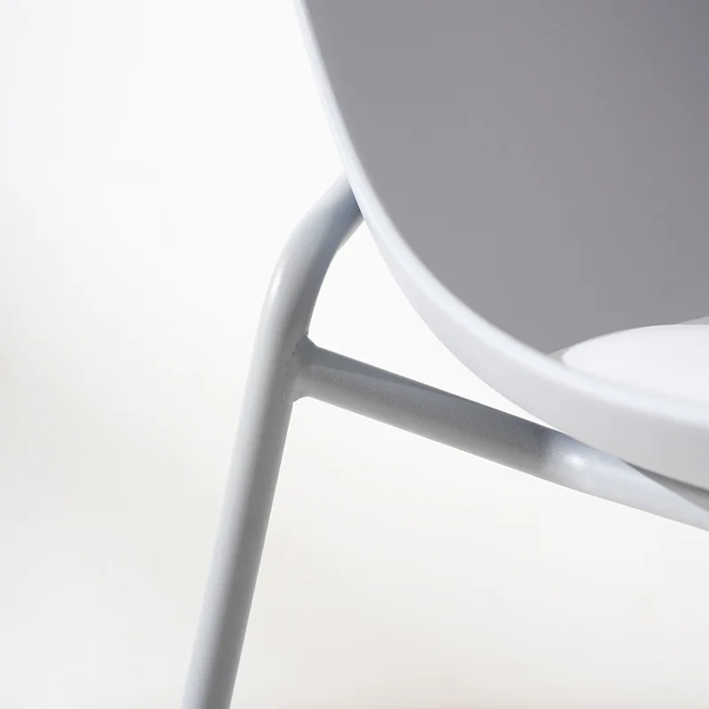 

Household dining chair Nordic simple color restaurant back dining chair Internet celebrity dessert shop negotiation chair