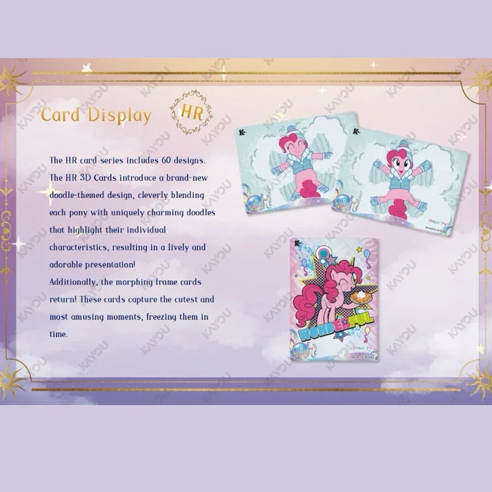 KAYOU My Little Pony Karten, internationale englische Version, chinesische Serie, originale Anime-Sammelkarten, Spielzeug, Geburtstagsgeschenke für Jungen und Mädchen. – Detail 17