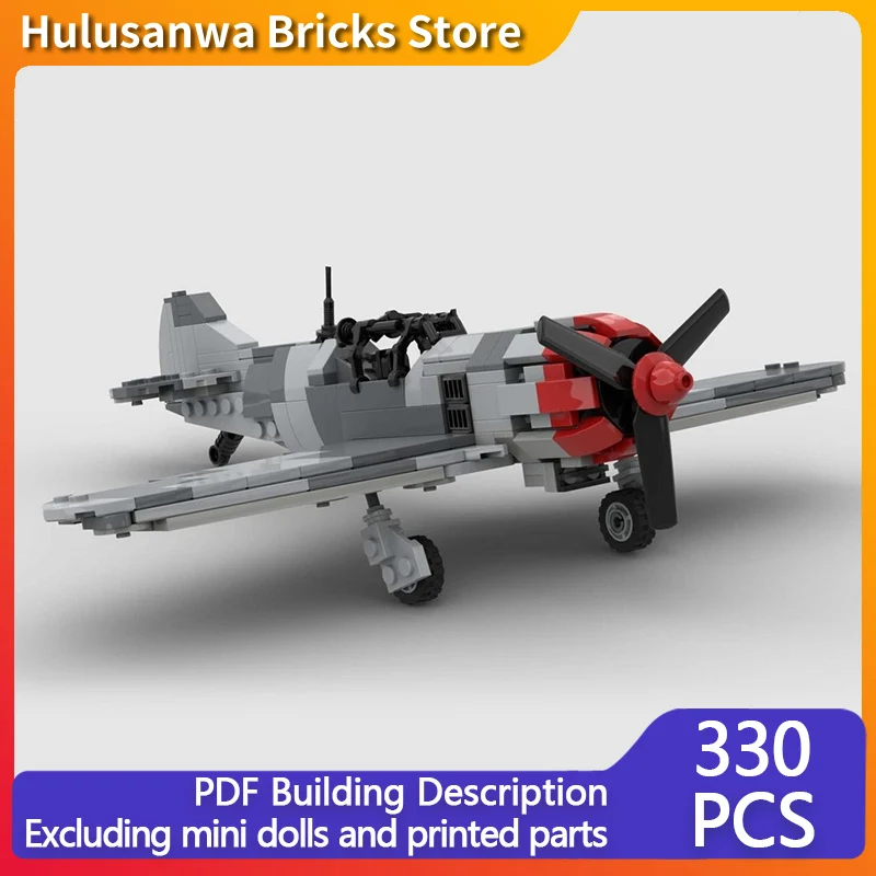 

La-5F WW2 Military Fighter Jets Model MOC Building Bricks War Equipment Modular Technology Gifts Holiday Assemble Children Toys