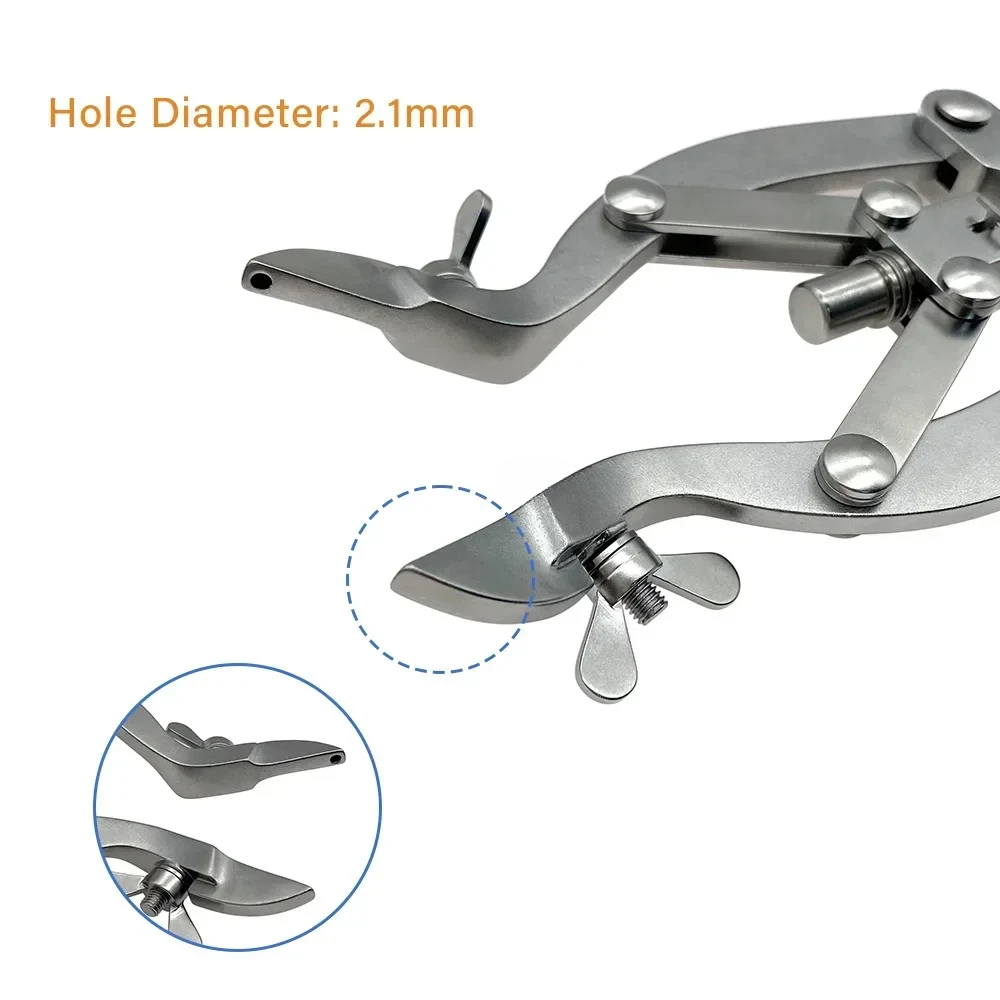 와이어 강화제 정형용 전단 커터 와이어 트위스터 클램프 집게 정형용 수의학 동물 악기