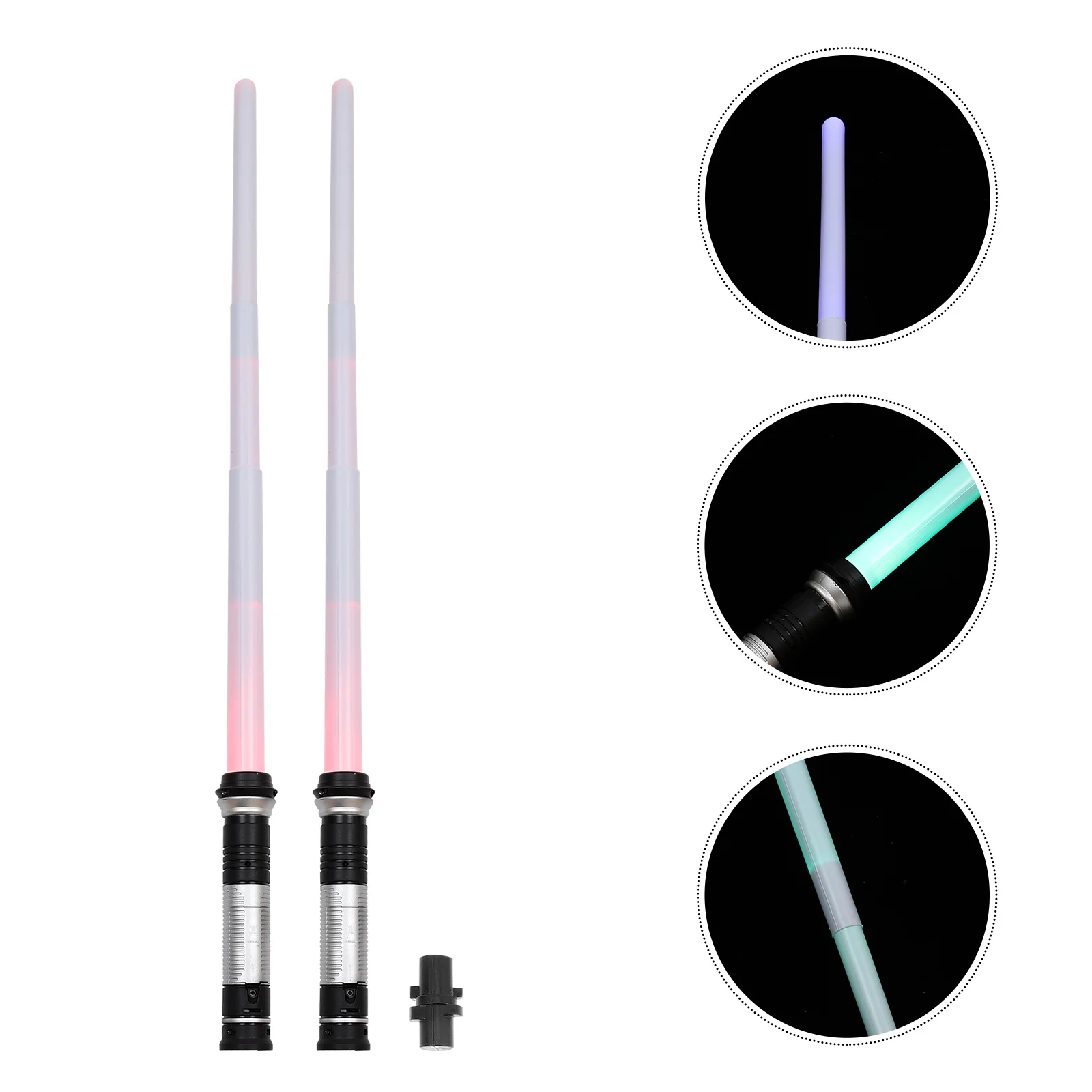 

1Set Luminous Sword Plaything Glow Design Party Cosplay Play Fun Safe Color Learning Swords Gifts