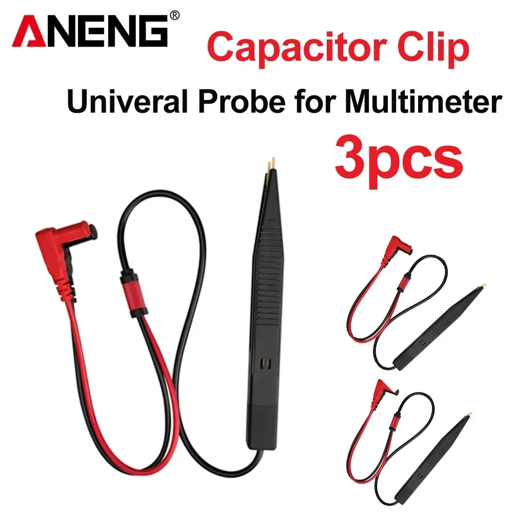

ANENG Capacitor Clip Multimeter Line Capacitance Detector Test Leads Clip LCR Universal Tester Capacitor Resistance Accessories