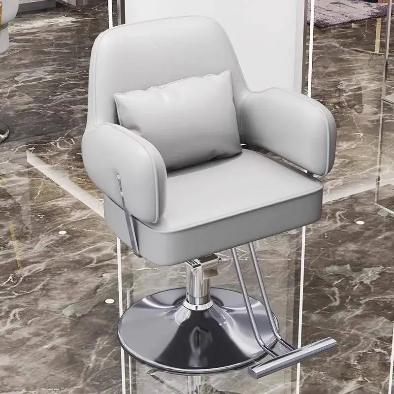 

Barbershop Styling Luxury Round Salon Chair Equipment Sillones Para Barbería Парикмахерская Тележка Barbershop Chair Cadeira