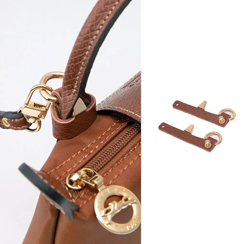 1PC/Pair Bag Transformation Accessories Mini Bag Straps Punch-free Genuine Leather Shoulder Strap Conversion Hang Buckle