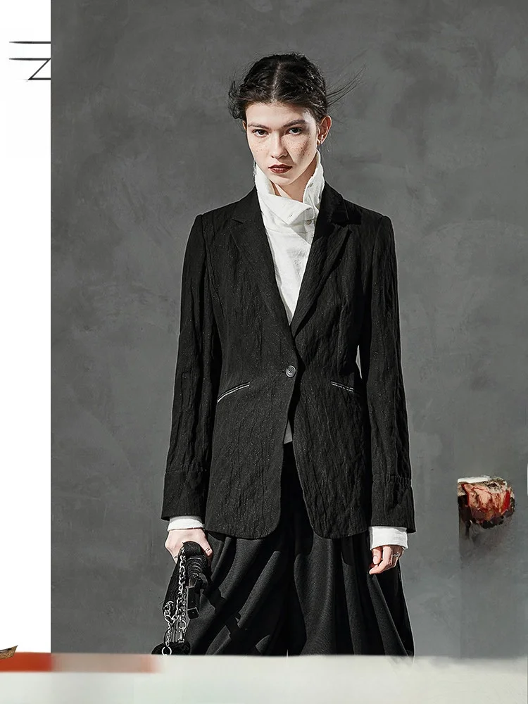 

Original Design Thin Outerwear Commute Slimming oulder Balance Small Suit Women's Faion Spring New Sle Regular Sve