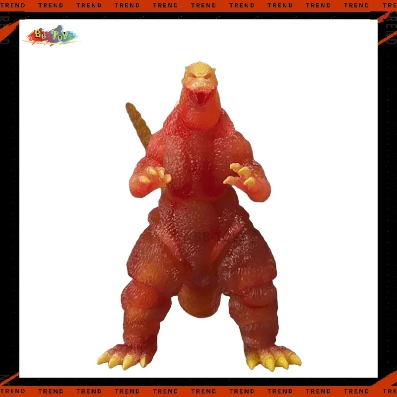 In Stock Original SHM SDCC venue limited Ultraman monster burning godzilla transparent red version collection scene ornaments BB