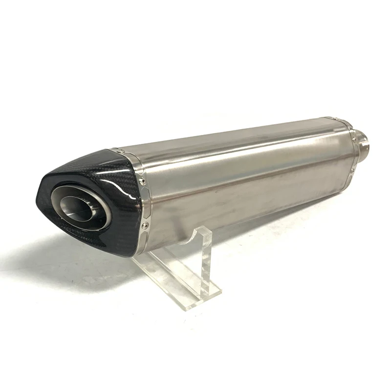 High Performance Titanium Alloy Motorcycle Exhaust Muffler V4 RSV4 60.5mm Universal Modified Exhaust