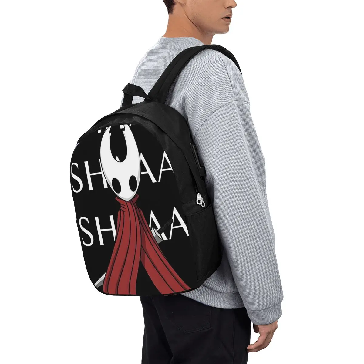 

Hollow Knight Silksong Shaa Hornet Battle Cry Backpack Travel Notebook Bag Computer College Student School Bag Laptop
