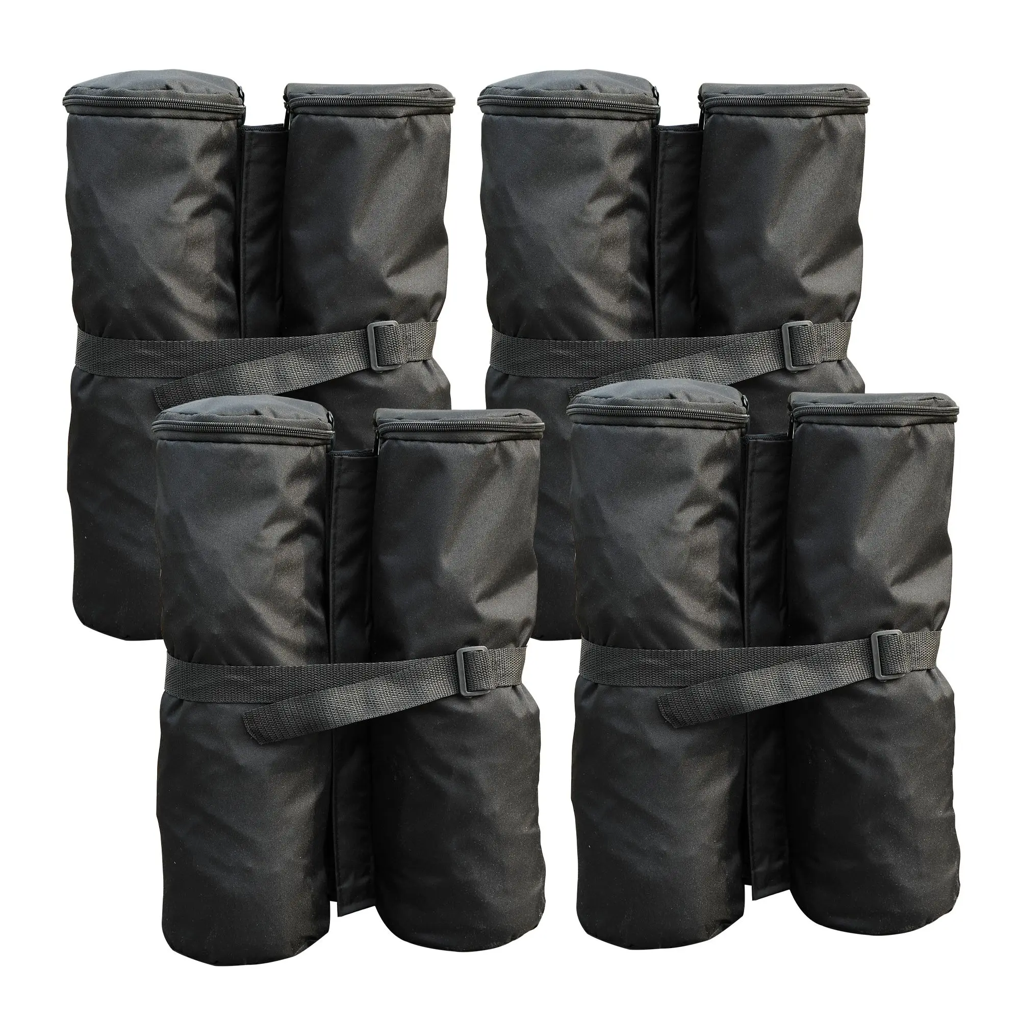 

For Outsunny Canopy Weight Bags 33lbs Sandbag Anchors for Stability Gazebo Tent Set of 4 Durable Black