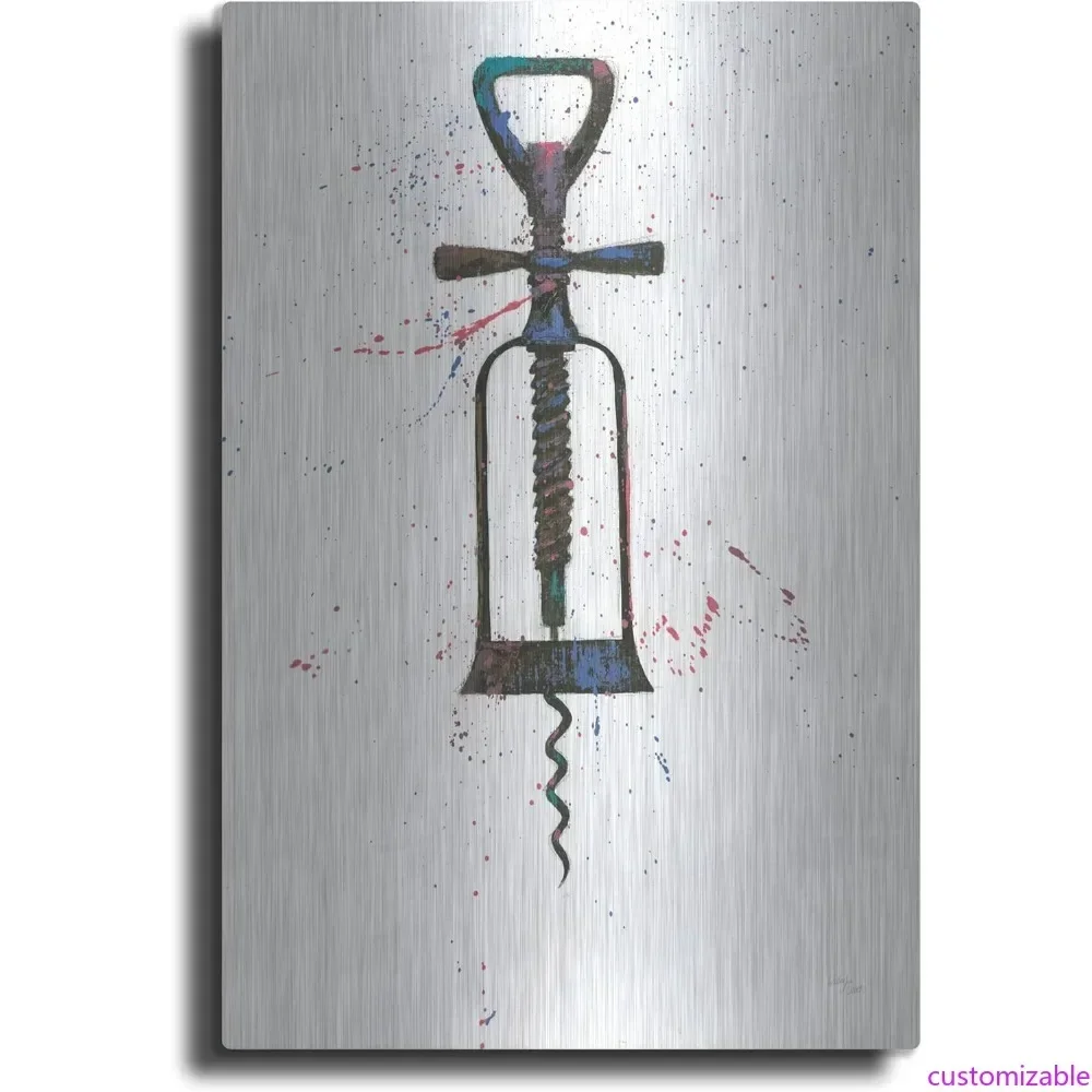 

Хит продаж от Wellington Studio: Металлическое произведение искусства «Винный штопор II», 24 x 36 см.