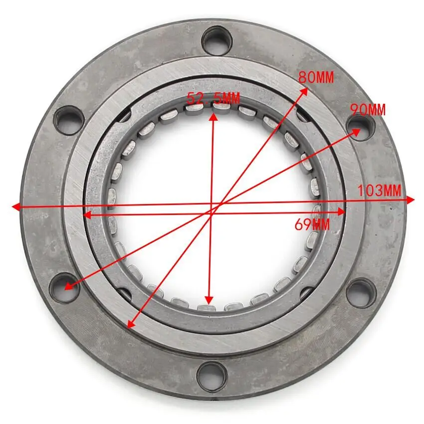 Motorcycle Starter Clutch For Yamaha YFM350A YFM350 YFM550 YFM660FA YFM700 Grizzly 350 2WD 4WD IRS EPS Hunter Limited Special