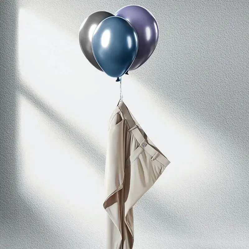 

Busin Casual Men's Summer Thin Straight Leg Pants Versatile Commuter Trousers Faionable Urban Sle Long Pants