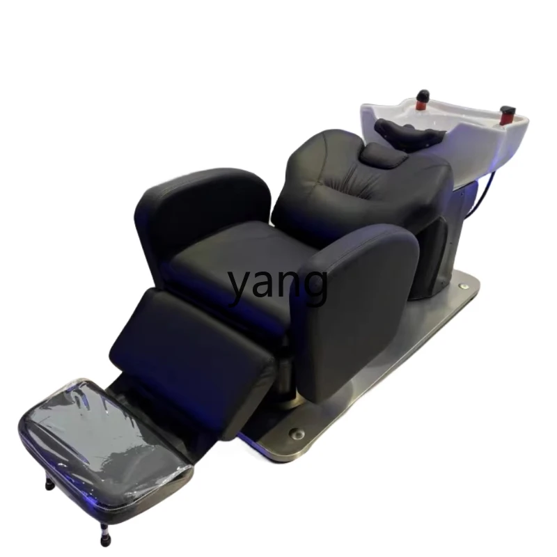 

LTT hair salon special shampoo bed beauty salon multi-function rotating electric reclining dual-purpose bed chair