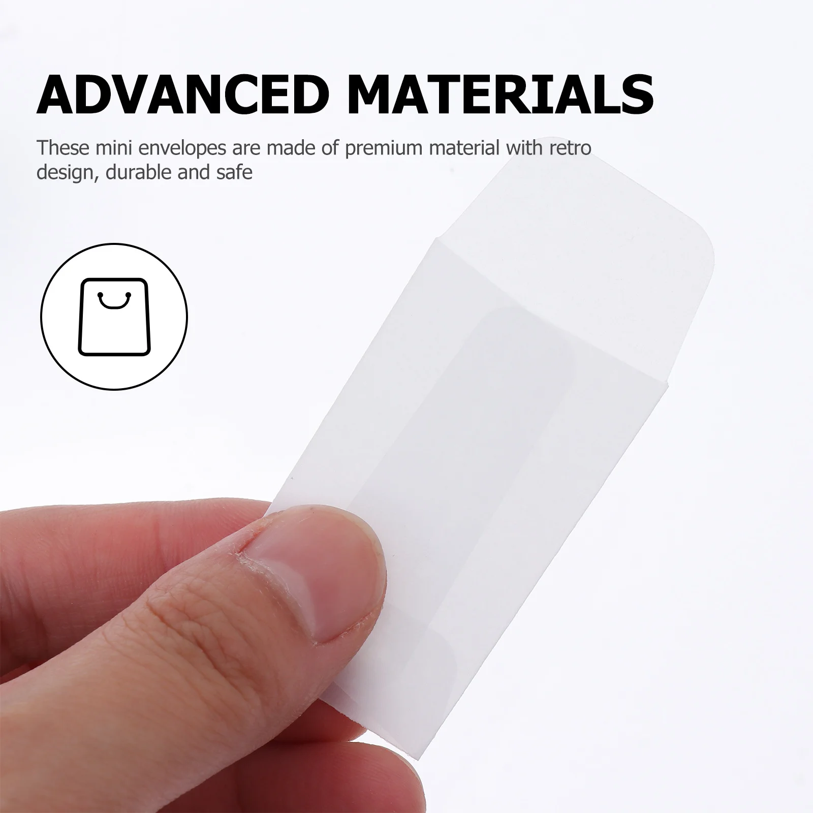 

50Pcs Mini Picture Envelopes Fine Workmanship Small Parts Pouches for Jewelry Ring Storage Coin Envelope Packaging