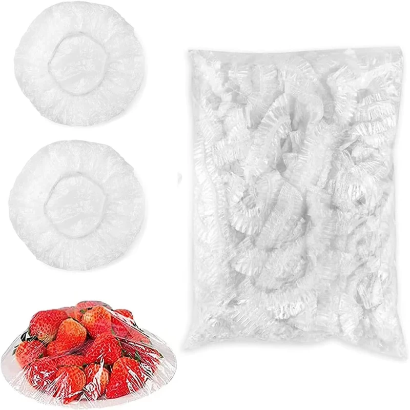 100-1000Pcs Disposable Food Keeping Film Kitchen Food Storage Covers Bags for Bowls Elastic Plate Plastic Lid Covers Vacuum Bags