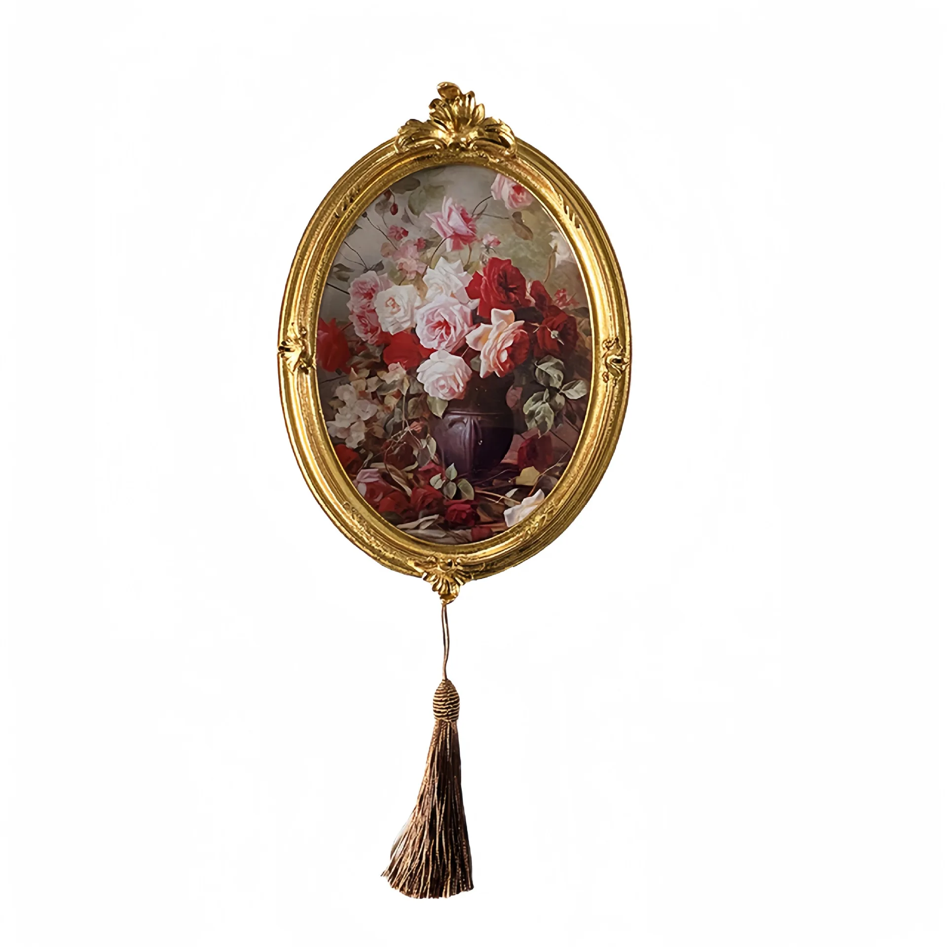 กรอบรูปเรซิ่นสไตล์ยุโรปย้อนยุค สำหรับแขวนผนังห้องนั่งเล่น ผนังรูปภาพแบบรวม ทางเข้าบ้าน กรอบรูปแกะสลักลายแบบย้อนยุค