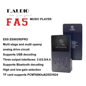 F.Audio FA3S Music Player HiFi Lossless DSD MP3 Player 2.4''Display Dual  CS43198 - AliExpress