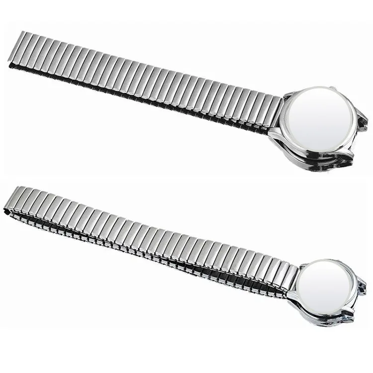 Stainless Steel Elastic Strap 12mm 14mm 16mm 18mm 20mm 22mm Stretch Expansion Metal Watch Band Men Women Wristband Accessories