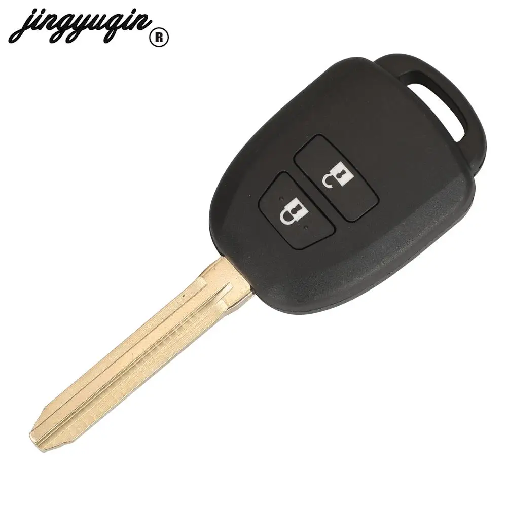 jingyuqin B71TA 433MHz Smart Remote Car Key for Toyota Yaris 2014-2017 Vios 2013-2016 FOB G /H Chip 89070-0D580 TOY43 Blade