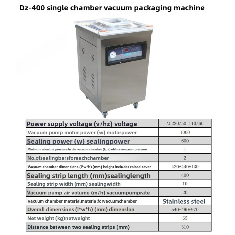 Internal vacuum packaging Sealing machine Electronic tray sealing Food vacuum machine Cross-border