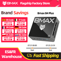 Bmax B4 Plus Mini Pc Windows 11 Pc Intel N100 16Gb 512Gb Ssd 2*Hdmi 1*Type-C Supports 4K@60Hz 750Mhz Intel Uhd Graphics
