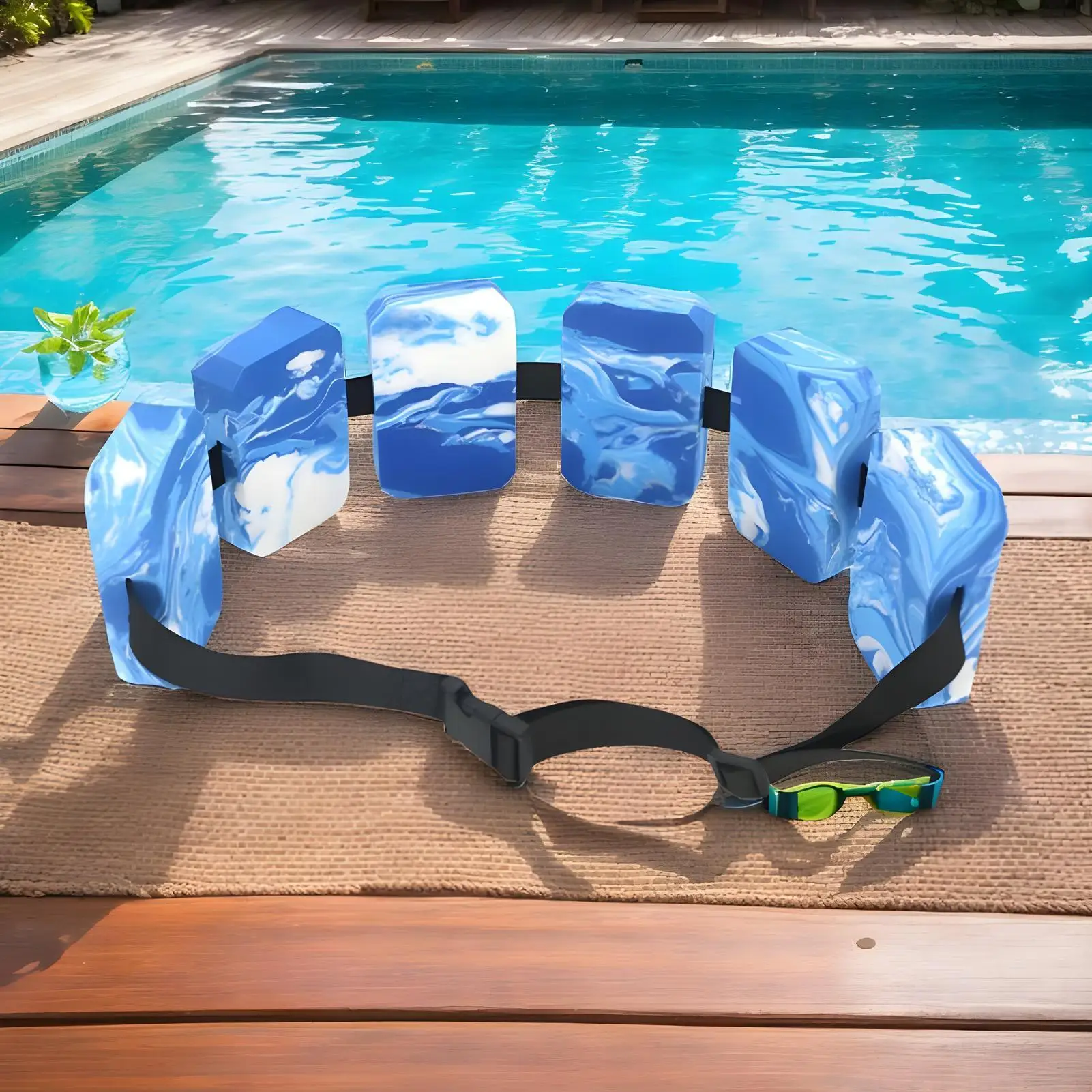 Schwimmgurte aus EVA-Schaum, Schwimmgürtel für Kinder, Wasser-Aerobic-Hilfsmittel für Sportler und Radfahrer