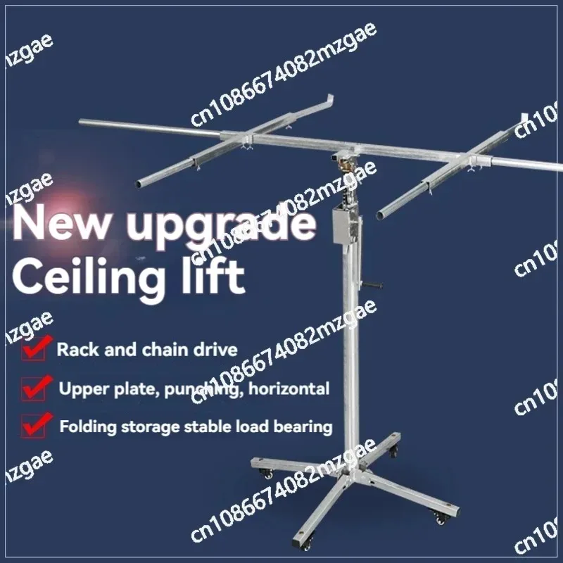 3.2m/3.8m Electric Manual 3-in-1 Multi-Function Gypsum Board Lift - Ceiling Artifact Woodworking Stainless Tool