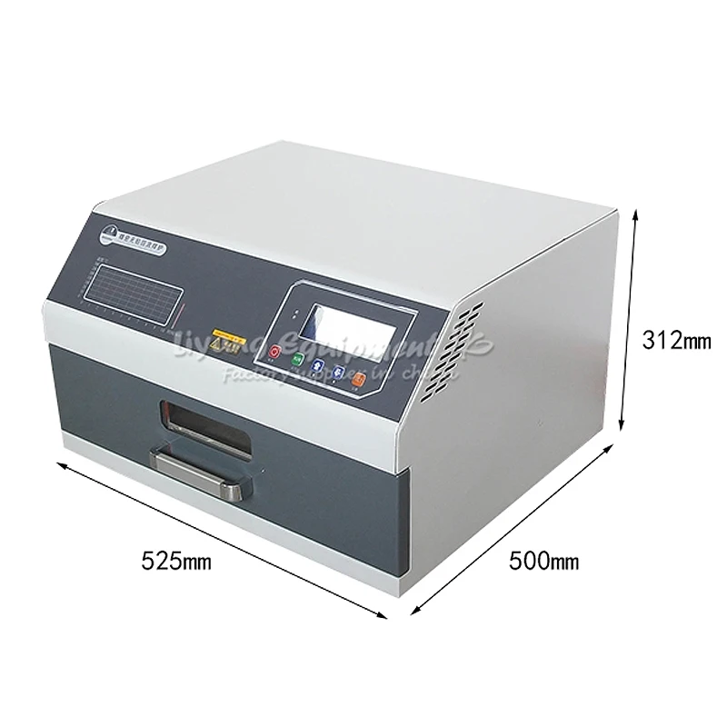 LY962C Forno a rifusione programmabile 2400W Stazione di saldatura digitale SMD BGA PCB 220V Spedizione da magazzino UE