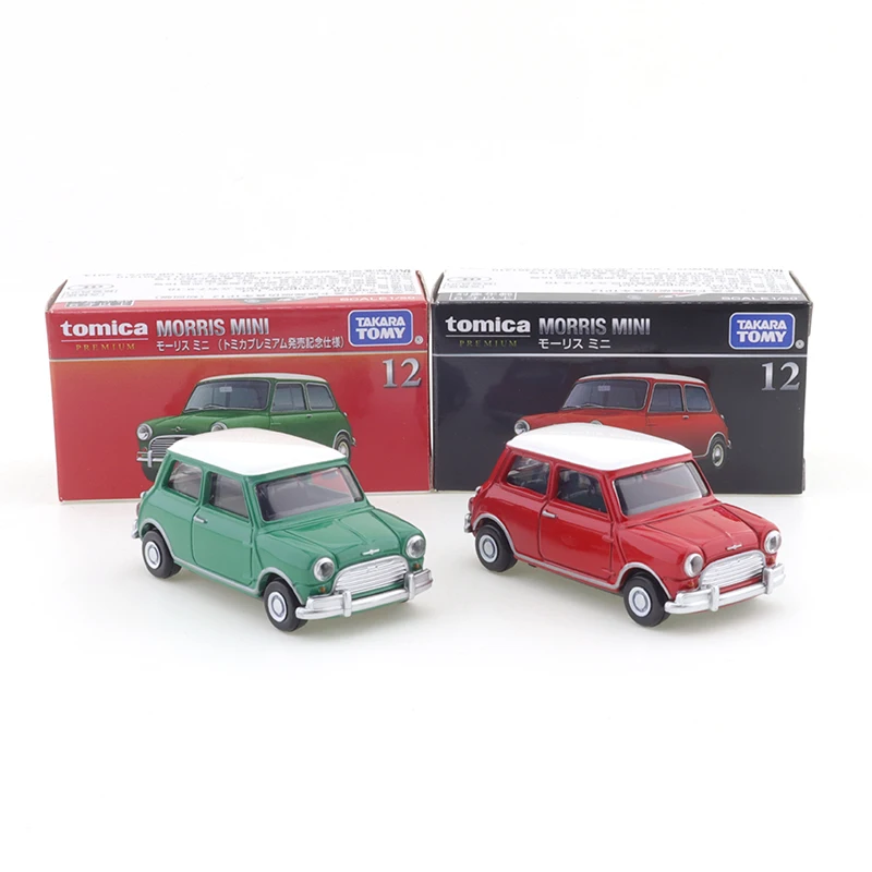 Takara Tomy Tomica Premium 12 Morris Mini, Alloy Diecast coleção carro modelo brinquedos, lançamento Especificação Ornamentos