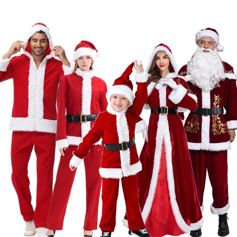 

Cisas Costume Adult S Claus Outfit Par Festival Aosphere Cosplay Performance Clothes Polyester Fiber 00%