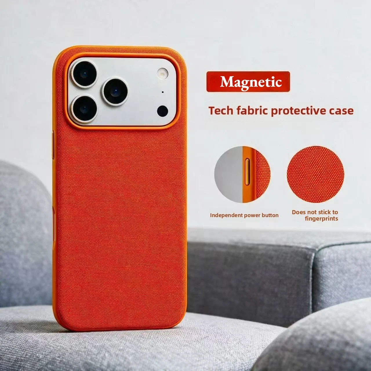 Luxury Tech Woven for Magsafe Magnetic Case for Iphone 18 17 16 15 Plus 14 13 12 11 18 Pro Max TechWoven Wireless Charging Cover
