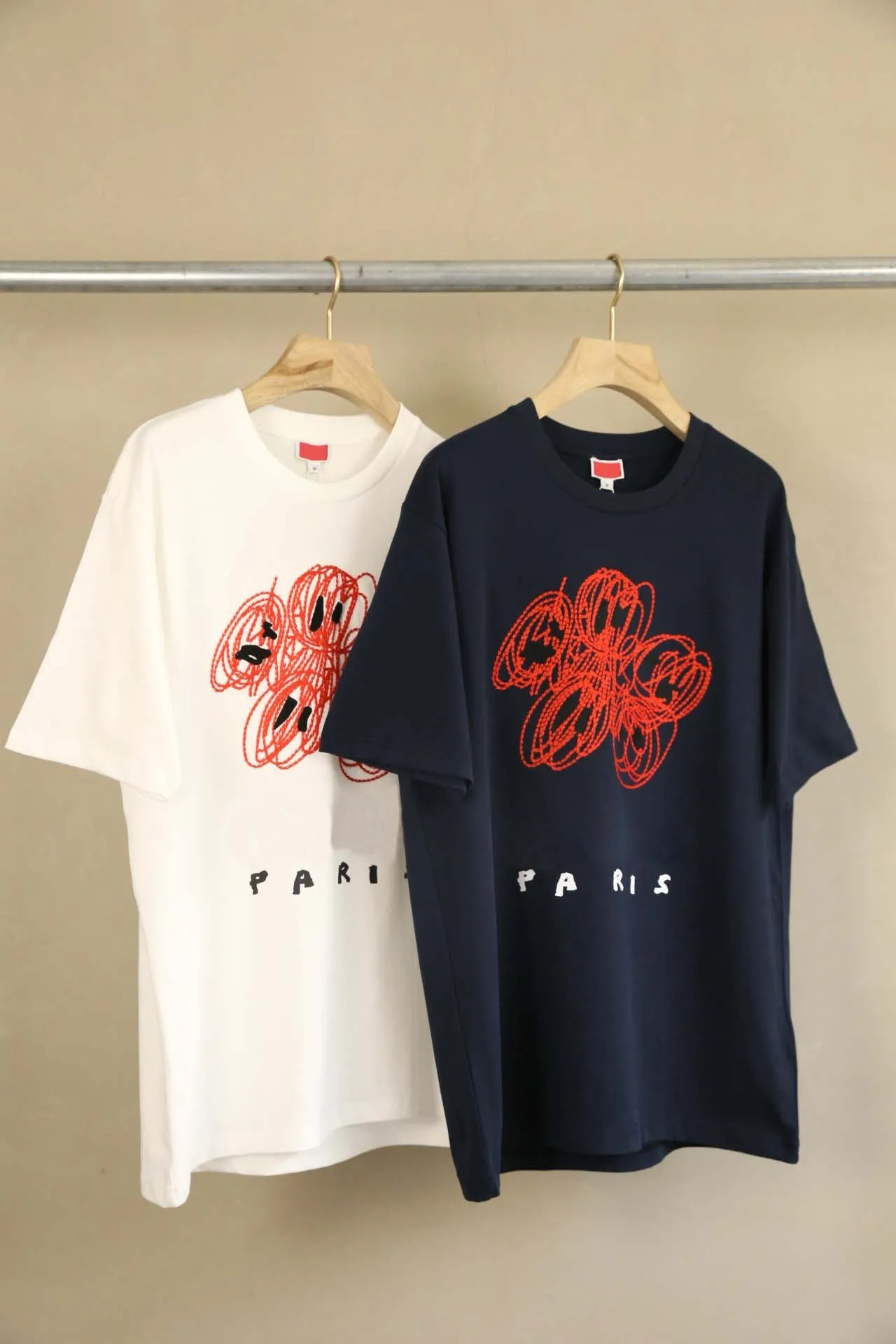 2024 Luxury Pairs Logo KP Printed Women Men T shirts tees Casual Streetwear Japan Men Cotton T shirt Summer Tops tees