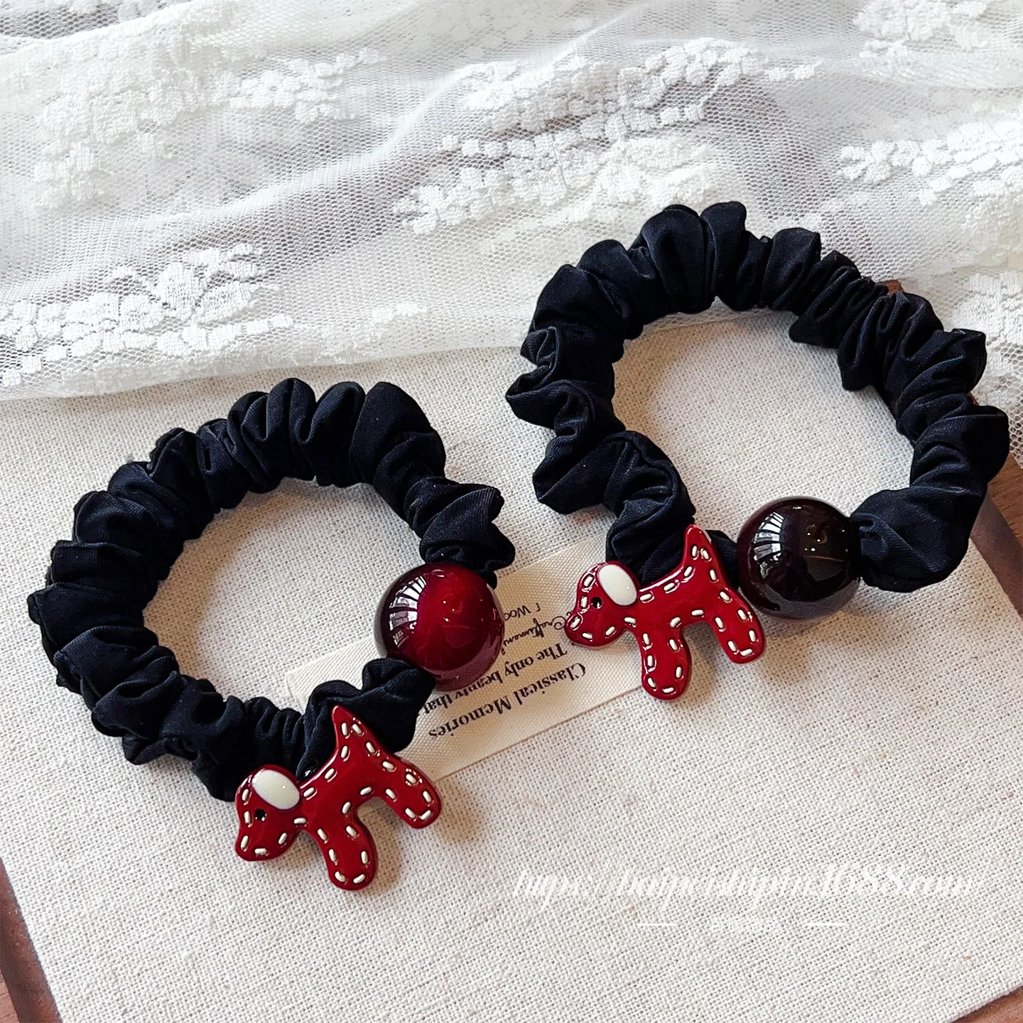 

Резинки для волос Red Dog: милые, простые, эластичные держатели для хвоста для женщин, новый корейский модный аксессуар для волос