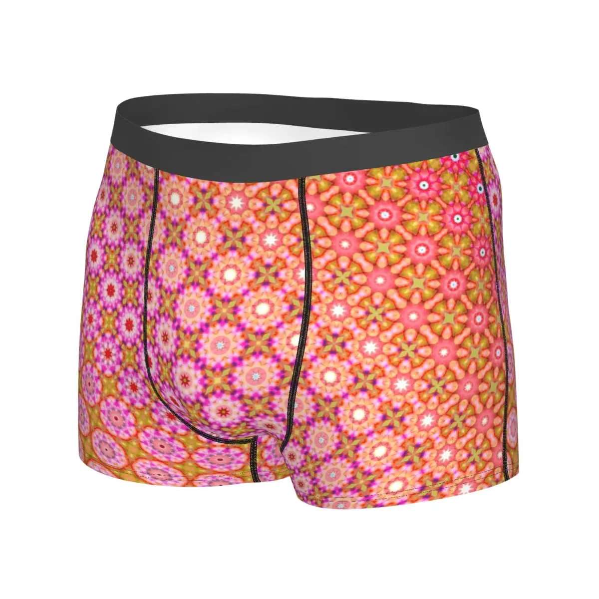 Psychedelic Mandala Underwear Vintage Print Sublimation Boxer Shorts Hot Men Panties Elastic Shorts Briefs Birthday Gift