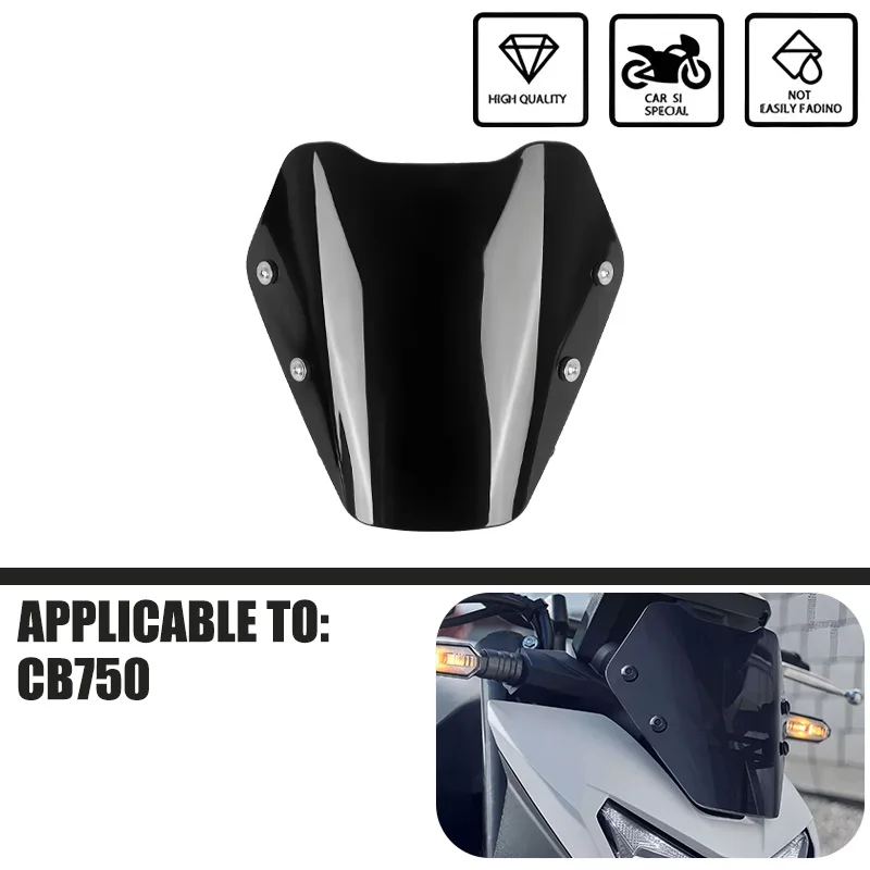 

Для Honda CB750 Hornet CB 750 2025 2026, лобовое стекло мотоцикла, передний ветрозащитный щиток, дефлекторы, козырек, спойлер для ветрового стекла, аксессуары