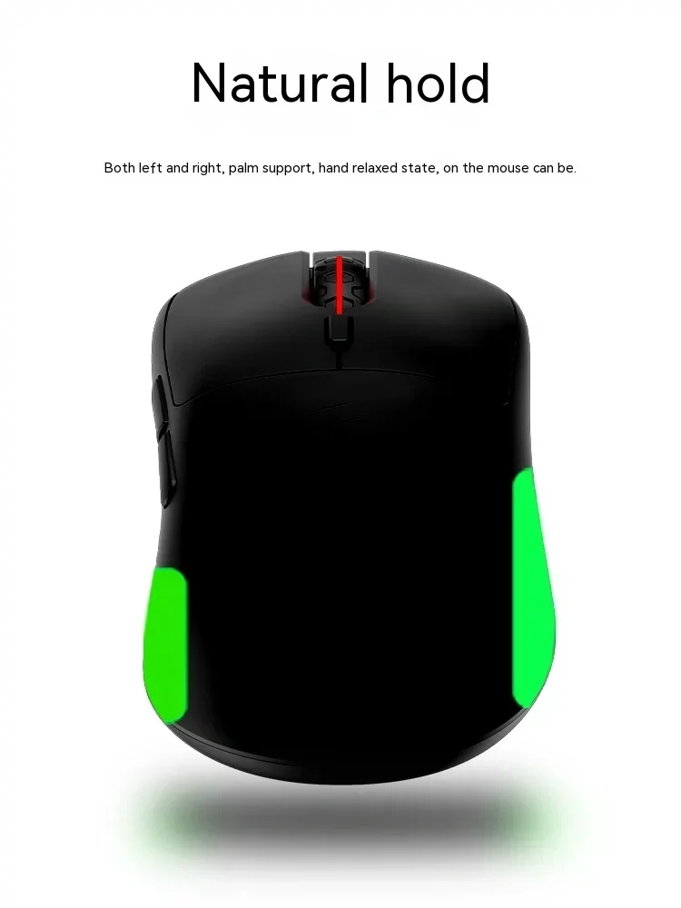 Imagem -05 - Incott Ghero Esports Mouse 8k Taxa de Retorno Modo Duplo Bluetooth sem Fio Escritório Paw3395 Mouse Acessório para Presentes de Jogos de Computador