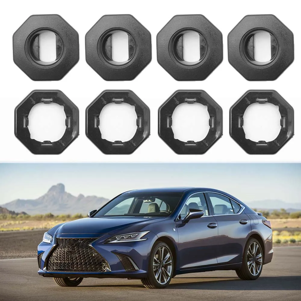 4PCS Floor Mat Retention Hold Clips For Toyota Corolla Camry RAV4 Lexus RX GX ES LS IS Fastener Carpet Oval Clamps Fixing Clamps