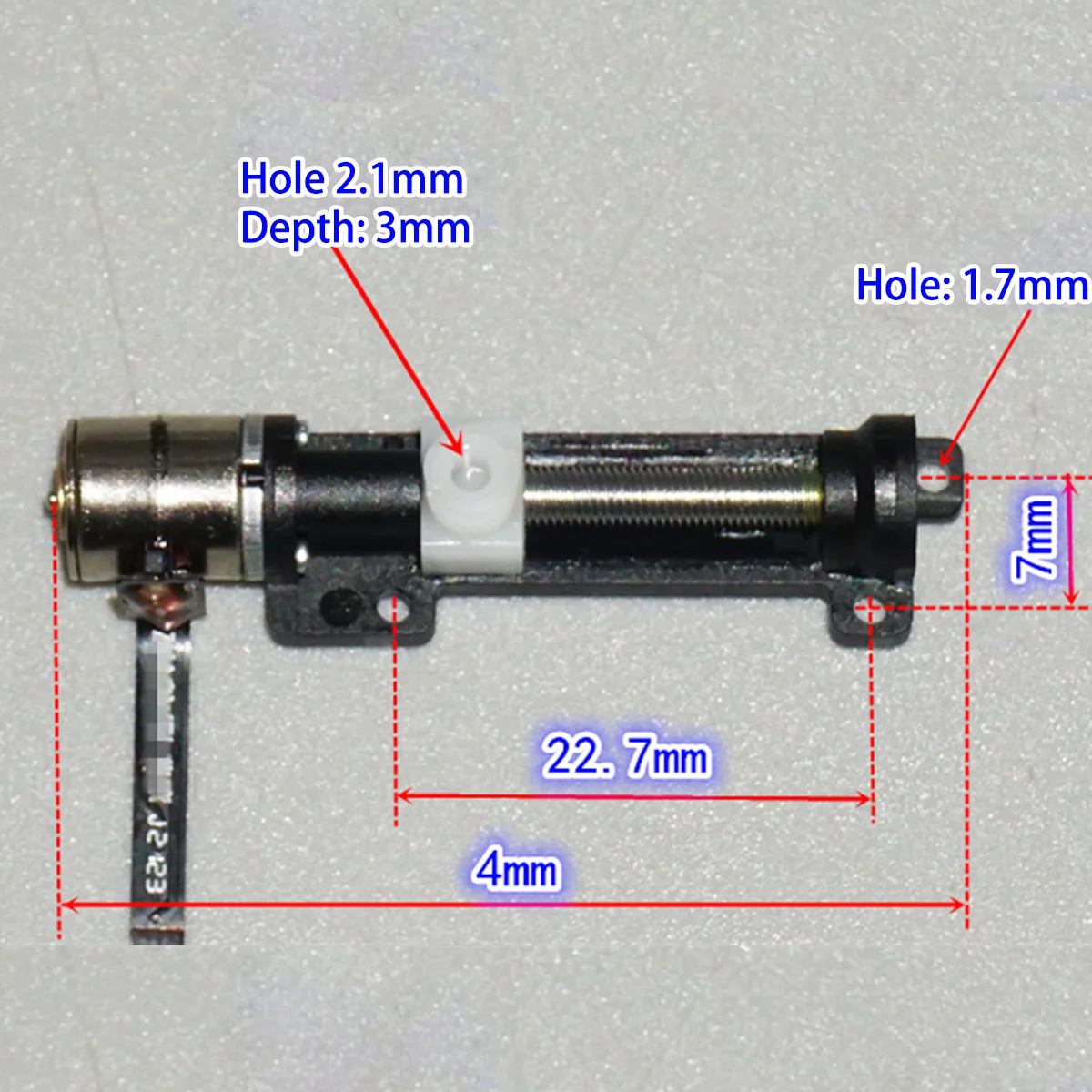 Micro 8mm 2-phase 4-wire Precision Stepper Motor DC 5V 14mm Mini Linear Actuator Screw Slider Nut Lifting Motor DIY 3d Printer