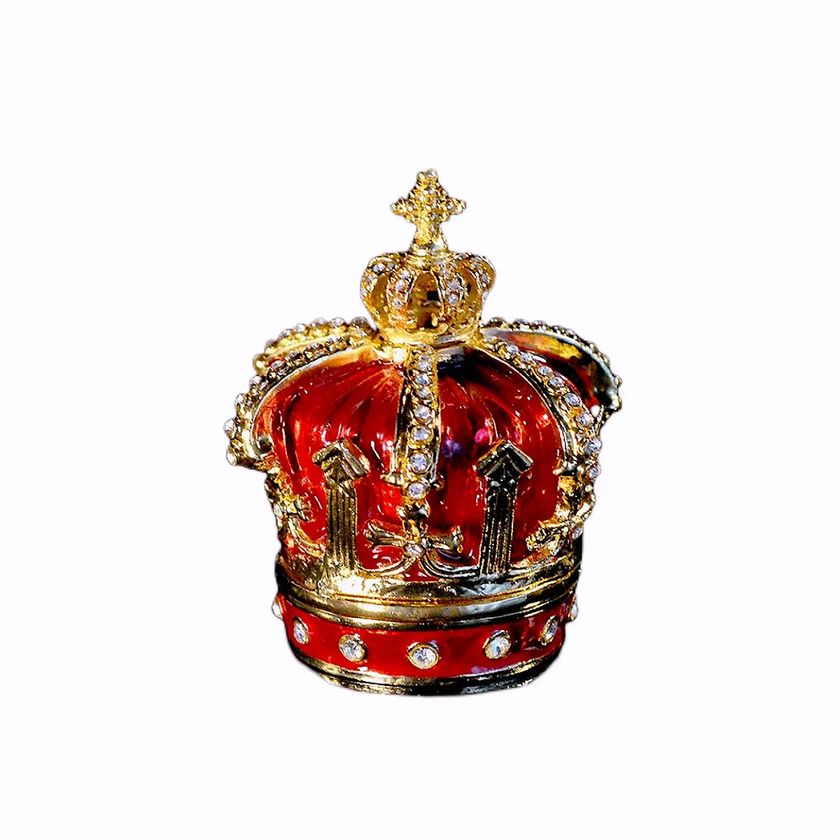 

QIFU New Arrival Red Crown Shape for Jewelry Box