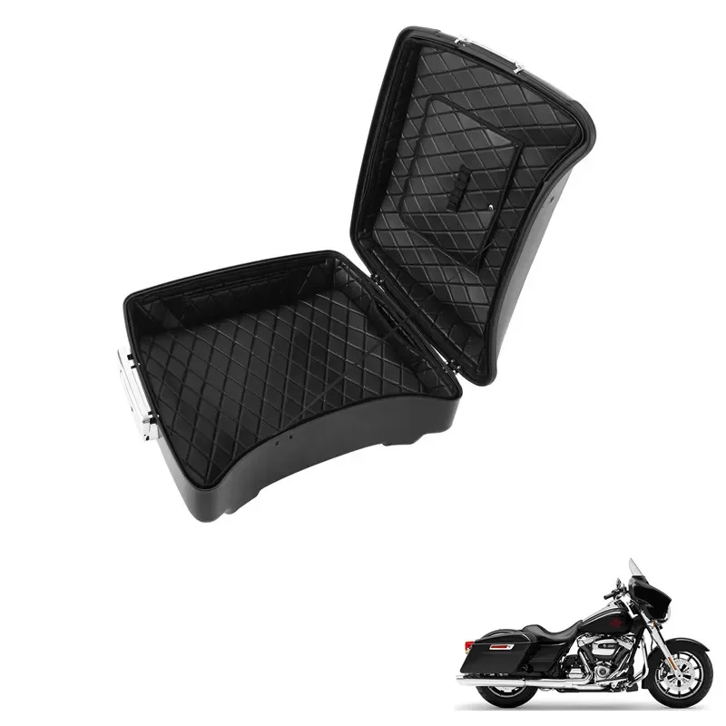 

For Harley Touring Road Street Electra Glide 2014-2022 2017 Moto Acsessories Chopped Pack Trunk Carpet Liner