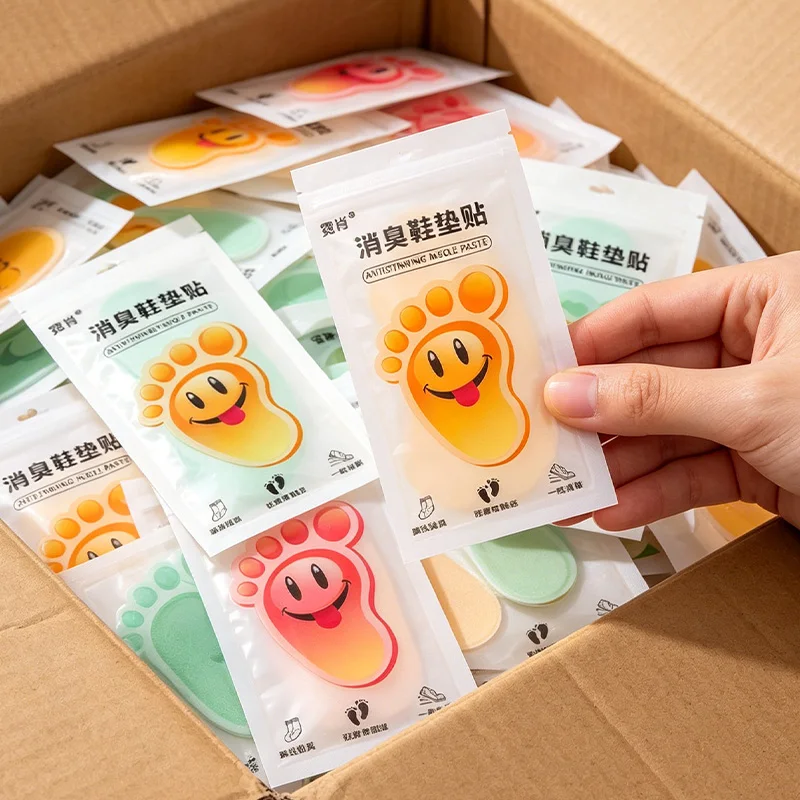 12-60pcs Disposable Shoes Sweat-Absorbing Sticker Deodorants Sterilization Pads Foot Odor Deodorant Sneaker Smell Fresh Insole