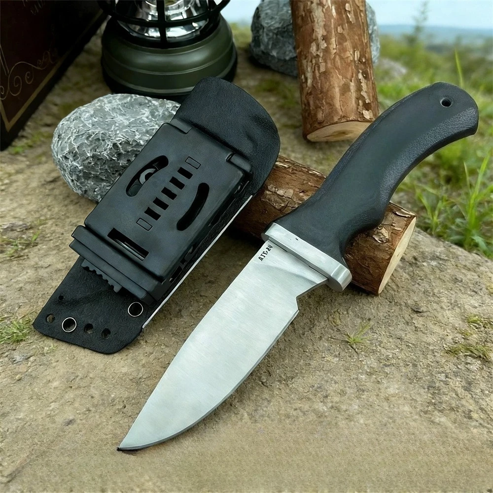 

Outdoor Tactical Fixed Blade Knife High Hardness 8Cr13Mov Steel G10 Handle EDC Camping Survival Hiking Hunting Fishing Tools